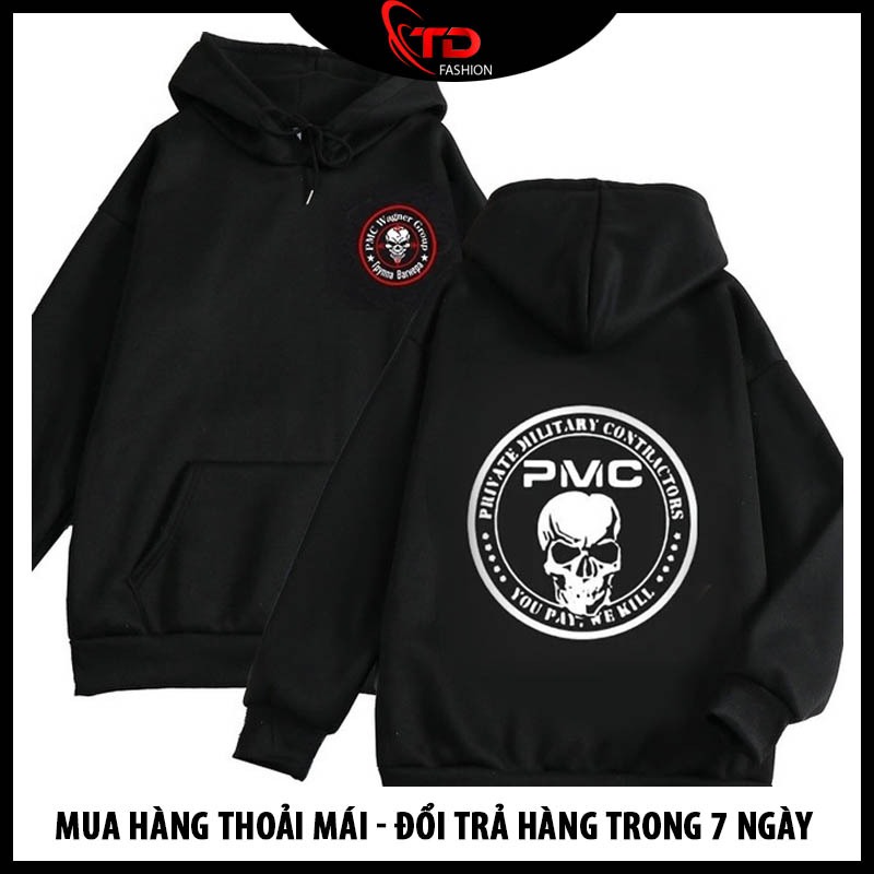 Áo Hoodie Tay Dài In Hình Chiến Binh Quân Đội Nga PMC Wagner PMC Wagner Cho Nam