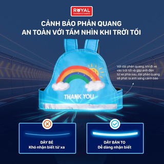 Đai Xe Máy Phản Quang Cho Bé Trai/Bé Gái