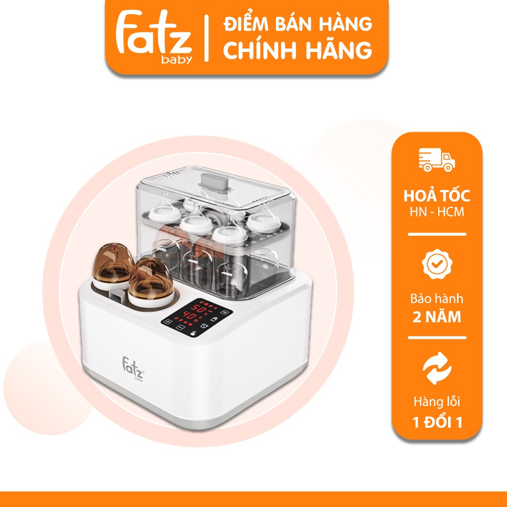 Máy tiệt trùng sấy khô hâm sữa Fatz Baby Captain 2 tích hợp nấu cháo thông minh FB4315SL