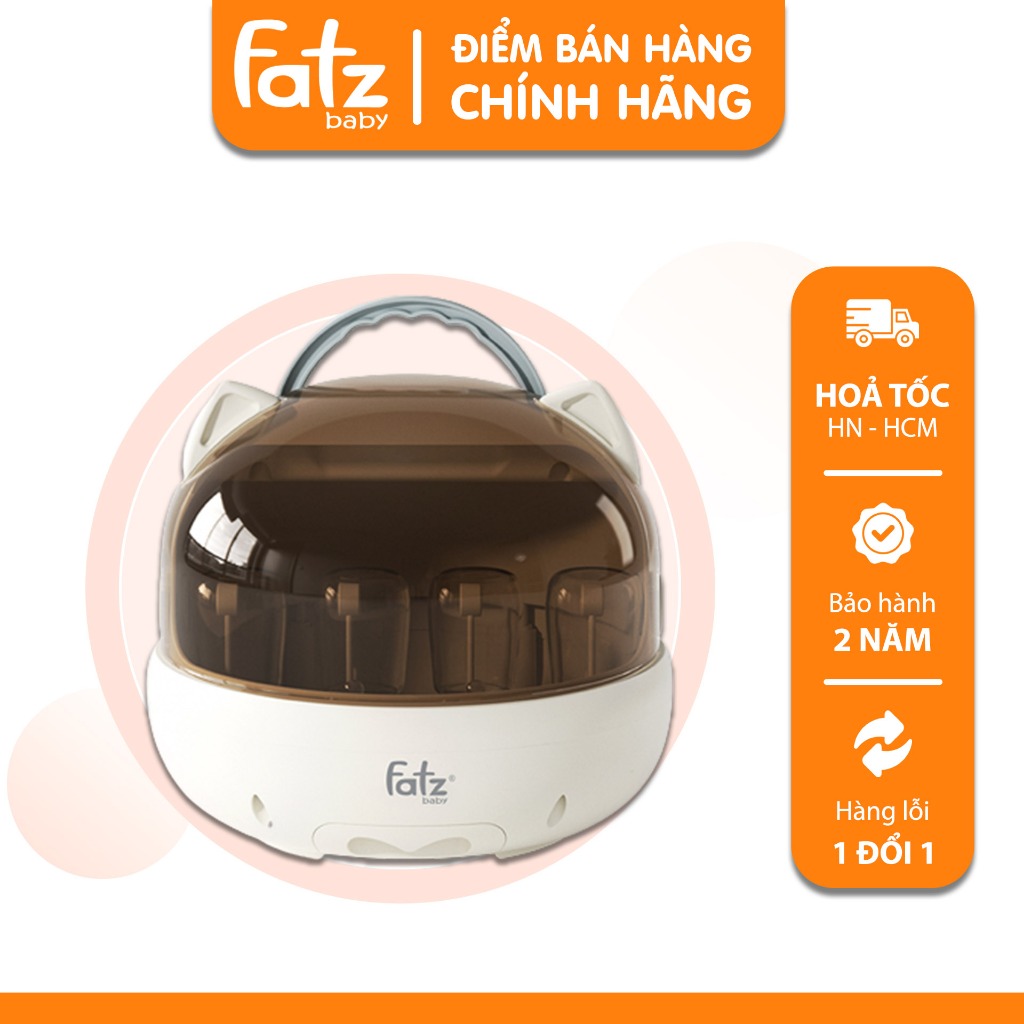 Máy úp bình sữa Fatz Baby Tidy 1 Tiệt trùng UVC Sấy khô và Bảo Quản FB4268WM