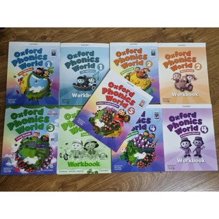 Bộ oxford phonics world 1 đến 5 cho bé