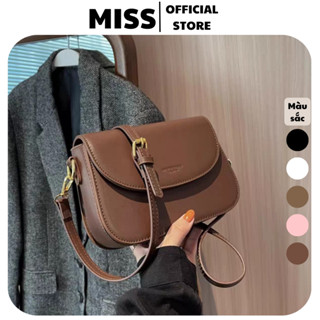 Túi xách nữ đeo chéo đẹp basic phong cách phong cách hàn quốc màu sắc tối giản dễ phối đồ Miss bags TDC 274