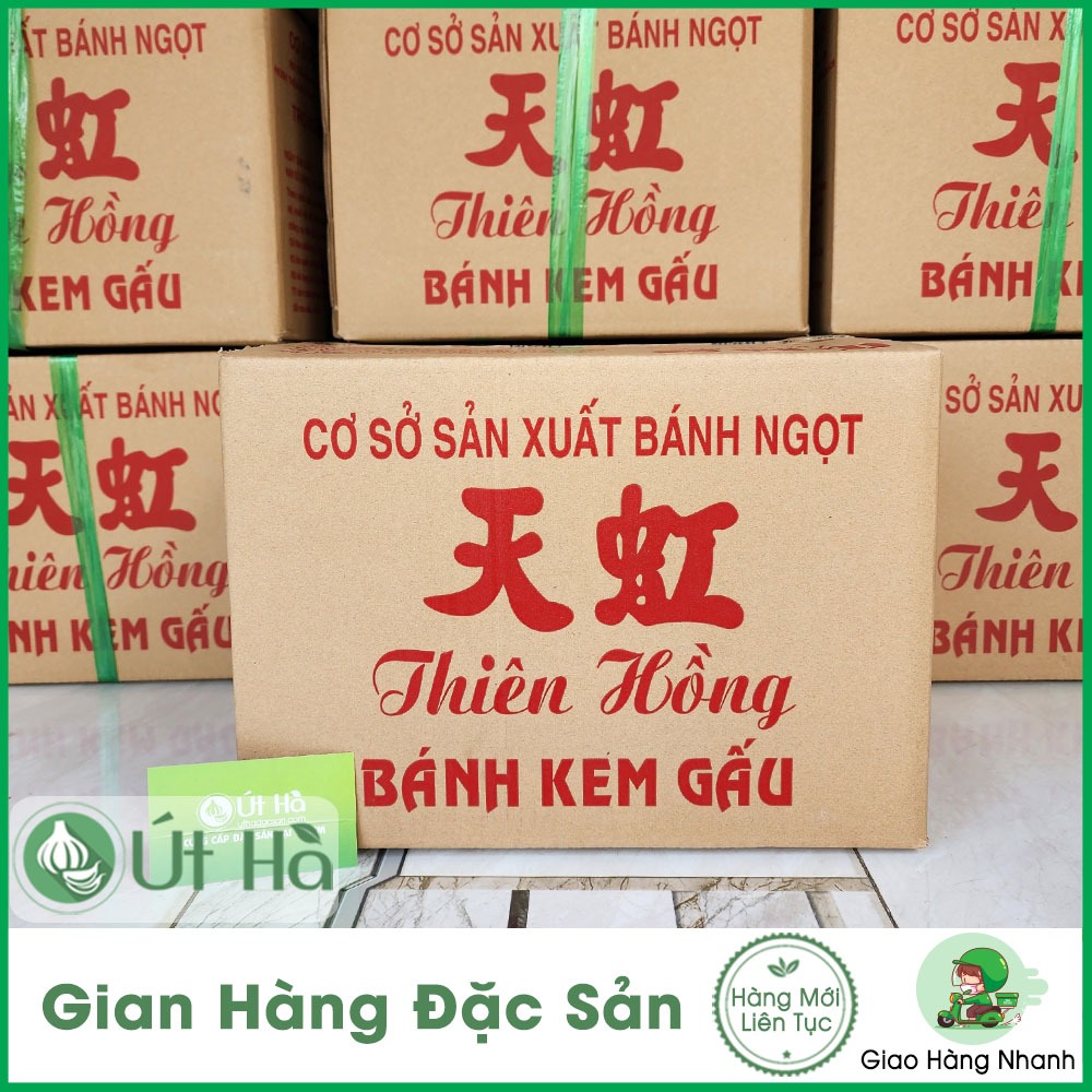 Bánh Gấu Kem Thiên Hồng Thùng 5kg Cung Cấp Số Lượng Lớn - Út Hà Đặc Sản