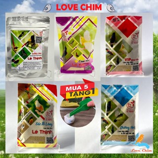  Cám chim hút mật Lê Thịnh 100gr Cám hút mật Lê Thịnh Thức ăn cho chim ốc mít - chim hút mật 