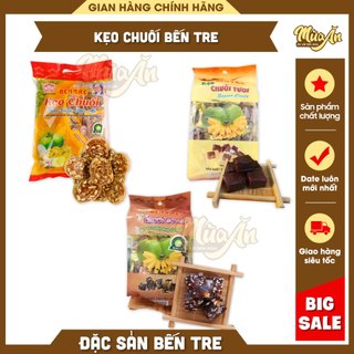 Kẹo chuối Bến Tre, kẹo chuối gừng, kẹo chuối cuộn, kẹo chuối tươi, kẹo Tết miền Tây