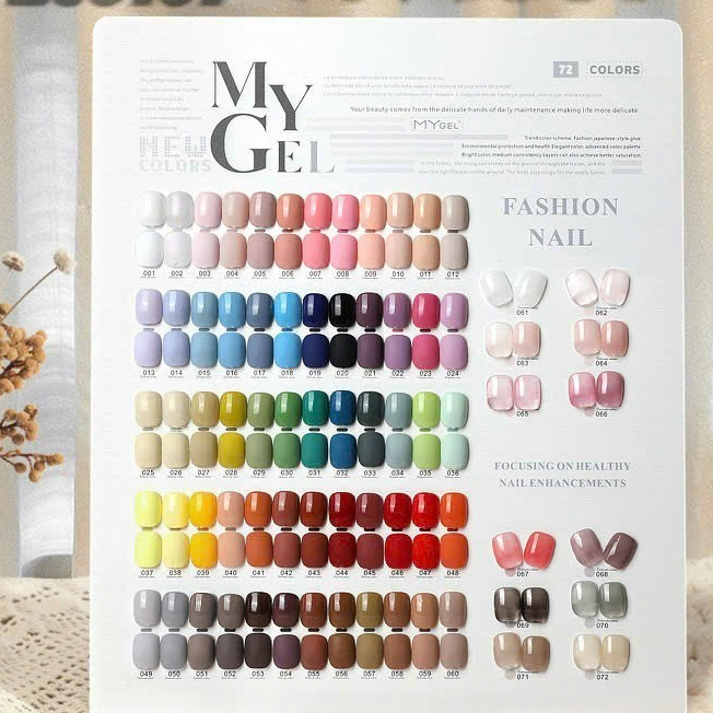 Sơn gel very good nail set 72 màu chai 15ml (lẻ màu)
