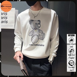 Áo nỉ dài tay nam,áo sweater nam chất đẹp mịn hót trend