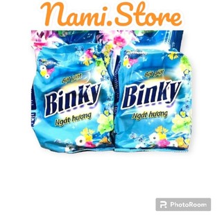 Bột giặt BinKy gói 520g chính hãng siêu sạch ngát hương ,an toàn cho da