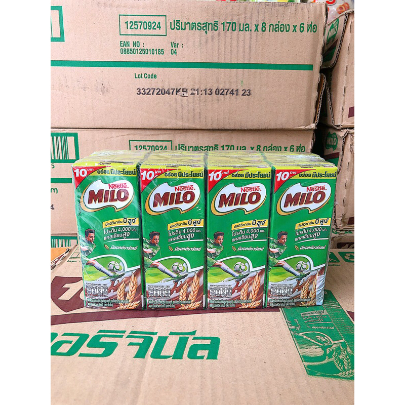 Sữa lúa mạch milo thái 1 thùng 48 hộp 165ml