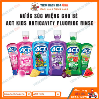 Nước súc miệng cho bé ACT Kids Anticavity Fluoride Rinse Wild Watermelon 500ml