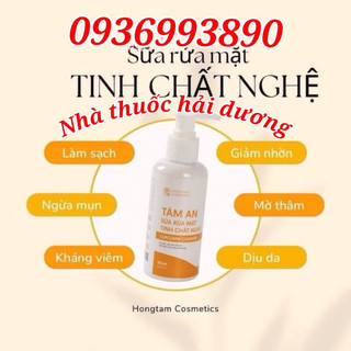 Sữa rửa mặt Nghệ Tâm An làm sáng da, dịu nhẹ an toàn