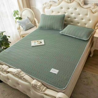 Chiếu điều hòa cao su non bo chun m6,  m8,  2m, Chiếu tencel latex thái nhập khẩu caocấp,hàng bo chunbọc đệmkèm 2 vỏ gối