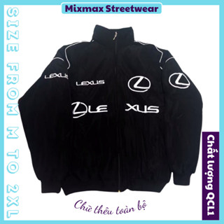 [ORDER+ẢNH THẬT] Áo khoác gió bomber Varsity Jacket thêu chữ Lexus đua xe F1 thể thao unisex siêu chất 