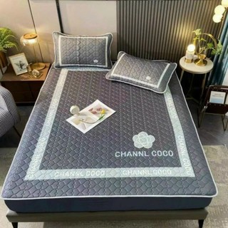 [ Giá Hủy Diệt ] Chiếu Điều Hòa Thương Hiệu 5D CoCo Chanel Có bo chun bọc đệm ( tặng kèm 2 vỏ gối) kt1m6x2m+1m8x2m