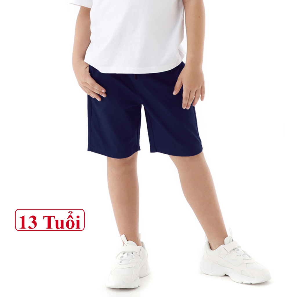 Quần Đùi Trẻ Em Cho Bé Trai Kaki KooKoo Chất Cotton Thoáng Mịn, Quần Short Trẻ Em Kaki Bé Trai