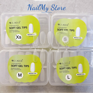 Móng úp làm nailbox chia theo size móng Xs S M L tiện lợi, móng nhám sẵn form dẻo ôm sát móng thật