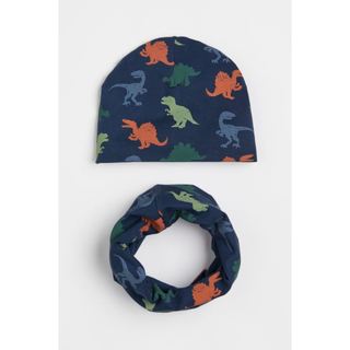 Mũ và khăn ống hm h&m bé 3-11y