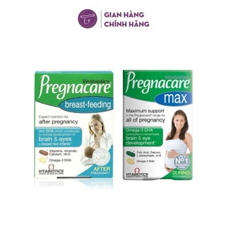 Viên uống bầu Pregnacare Max và bú sau sinh Pregnacare Breastfeeding số 1 Anh Quốc