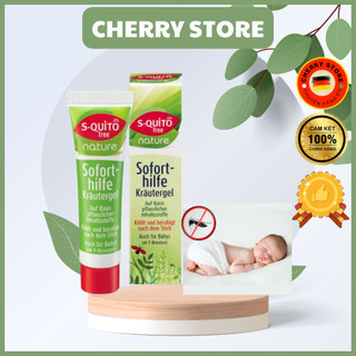 Gel bôi Squito free Đức làm xẹp, dịu nốt muỗi đốt tức thì, Xịt Muỗi Squito