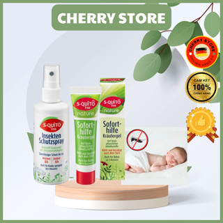  Bộ Xịt chống muỗi kem bôi côn trùng đốt thanh lăn và gel bôi muỗi đốt Squito Free cho bé từ sơ sinh  Đức   Khuyến mại  