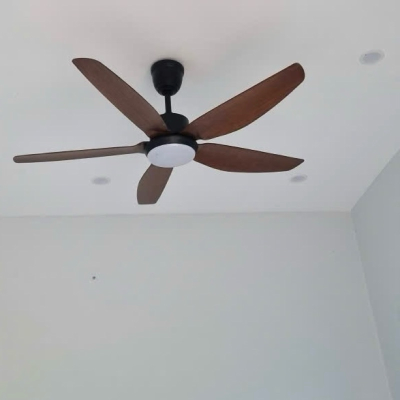 Quạt trần trang trí 5 cánh nhựa 1.42m, Động cơ DC LÕI ĐỒNG siêu êm, siêu mát 901