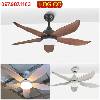 Quạt trần đèn 5 cánh nhựa, sải cánh 1.22m 918
