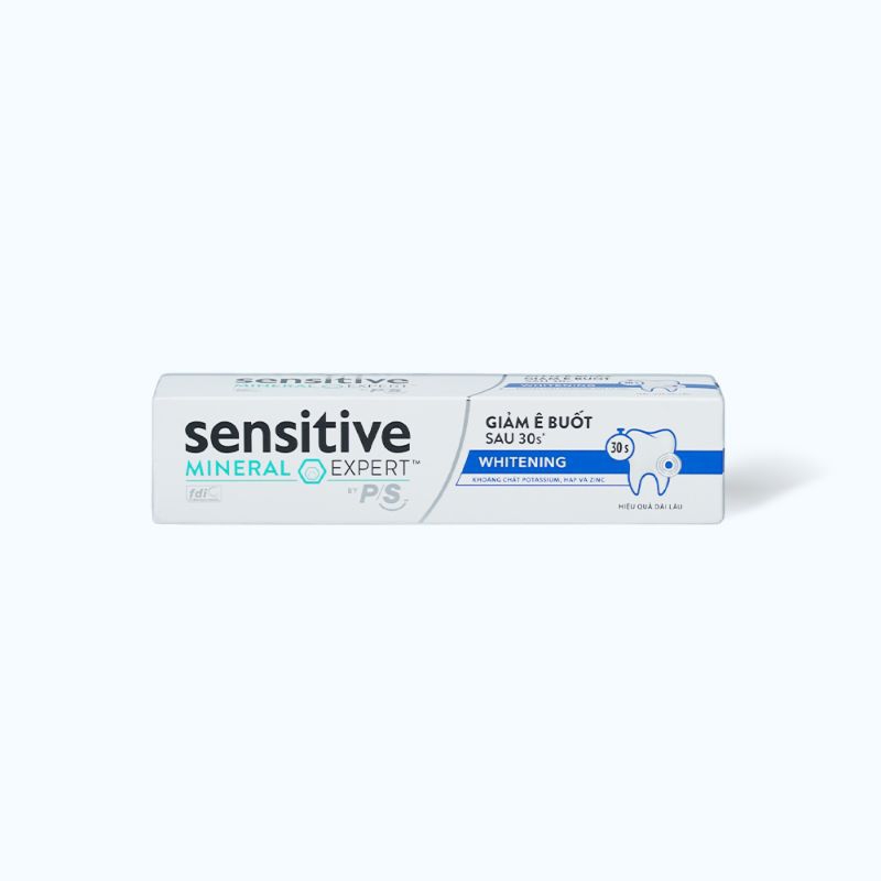 [Hộp bị móp] Kem đánh răng P/S Sensitive giảm ê buốt và trắng răng (100g)