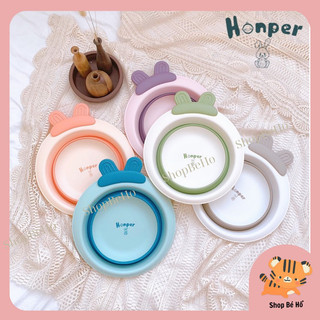 Chậu rửa mặt Honper thỏ gấp gọn Shopbeho
