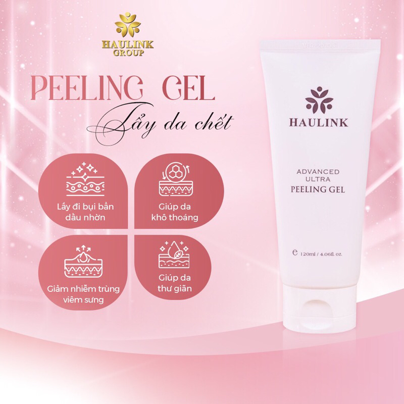 Tẩy da chết Haulink Cosmetics sự lựa chọn hoàn hảo cho làn da tươi trẻ