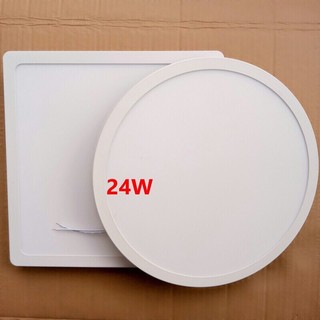 Đèn ốp trần led gắn nổi 12w, 18w, 24w vuông/ tròn- ốp nổi