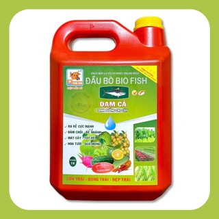 Đạm cá - phân bón lá hiệu đầu bò phước hưng ra rễ cực mạnh, mát cây, tốt rễ, hoa tươi, quả mọng