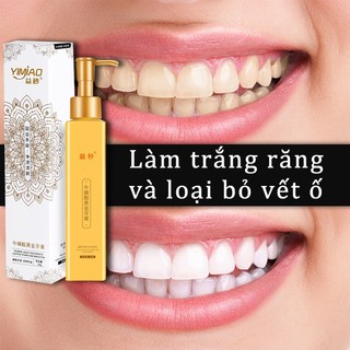 Kem đánh răng làm trắng răng Làm trắng răng loại bỏ cao răng loại bỏ vết ố vàng cho hơi thở thơm mát và giảm hôi miệng