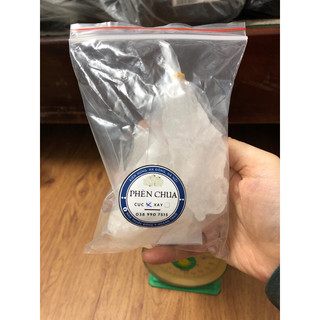 250g Phèn chua tươi nguyên chất cục TO trắng sạch