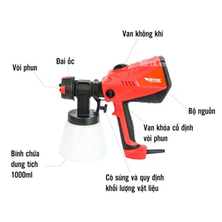 Máy phun sơn 600W BTEC BT23-800
