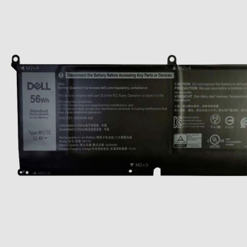 Pin laptop Dell XPS 15 9500,XPS 15-9500-R1945TS, XPS 15-9500-R1845TS, XPS 15-9500-R1505S 8FCTC 56W