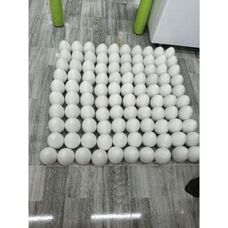 Trứng phục sinh chất liệu thạch cao size 8cmx 6cm