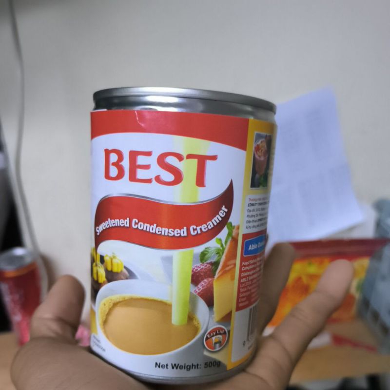 Kem đặc có đường BEST ( hộp sữa đặc 500g)