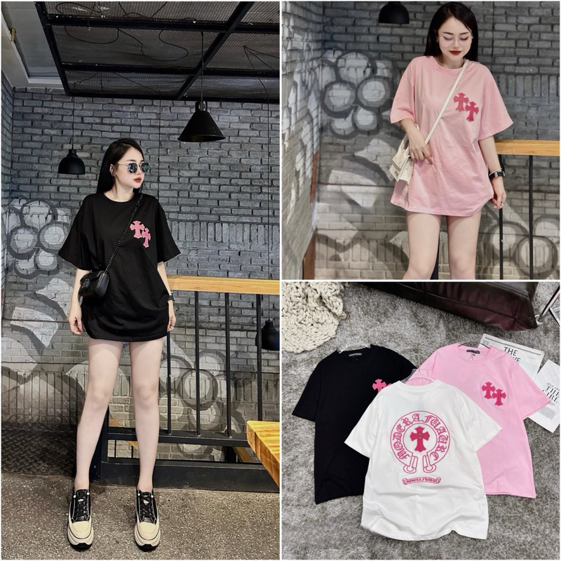 Áo Phông Chữ Thập Full Màu QC