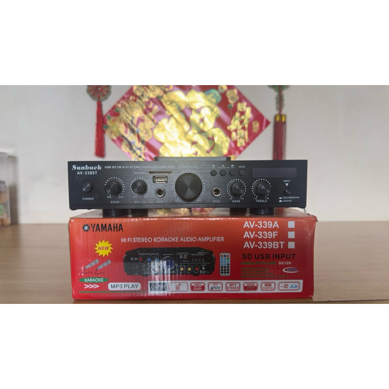 Âmly karaoke, amply bluetooth công suất lớn Sunbuck 338ST đánh siêu đỉnh. Hàng thanh lý siêu thị đẹp