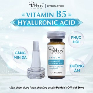 Serum B5 + HA Dưỡng ẩm, phục hồi, căng mịn da (hỗ trợ tốt cho làn da khi Peel) Pahlab's Handmade