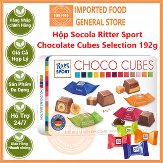 Hộp Socola Ritter Sport Chocolate Cubes Selection 192g