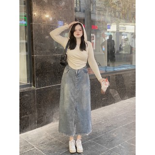 Chân váy jean bigsize m56031 55-95kg