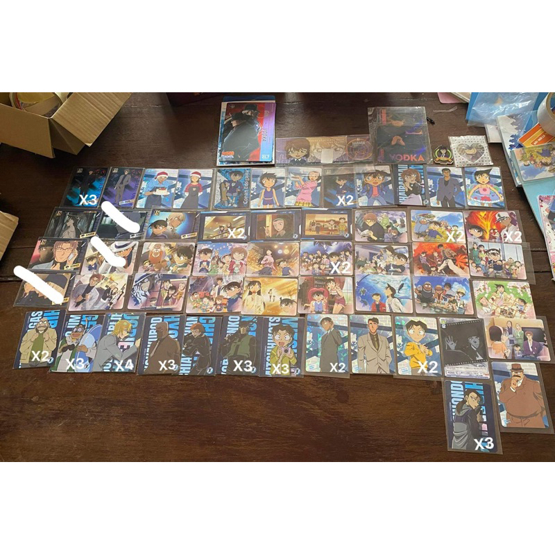 Card Conan Pola-wafer-bromide có sẵn hàng off chính hãng khui pack