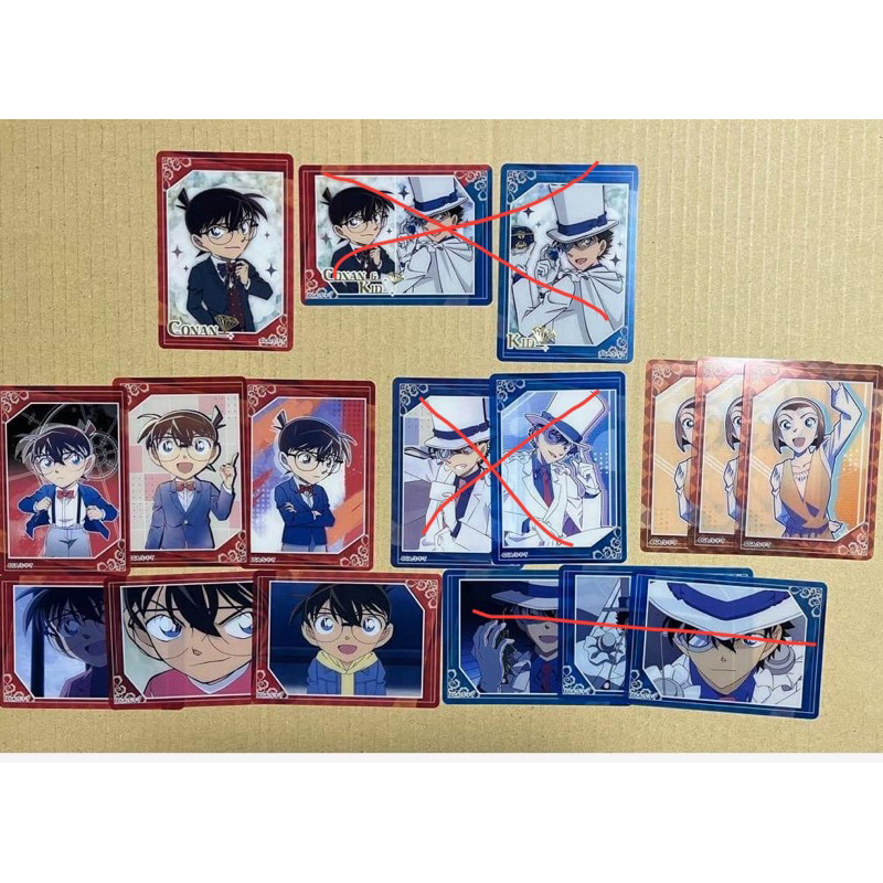 Card Conan Pola-wafer-bromide có sẵn hàng off chính hãng khui pack