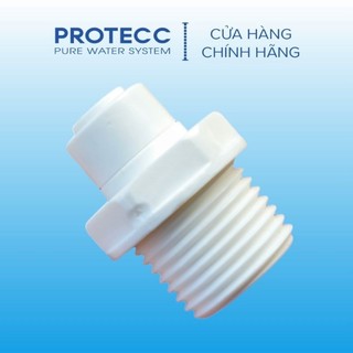 Nối thẳng ren ngoài 21 ra ống 6mm - co rn 21-6 - co cút lọc nước