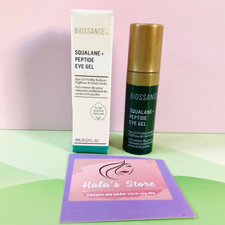 Kem dưỡng mắt chống lão hoá BIOSSANCE SQUALANE + PEPTIDE EYE GEL