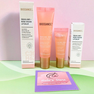 Son dưỡng môi cao cấp Biossance Squalane + Rose Vegan Lip Balm