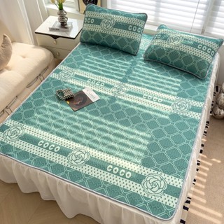 Chiếu điều hòa cao su non 5d kết hợp vải lụa tencel mát lạnh mùa hè