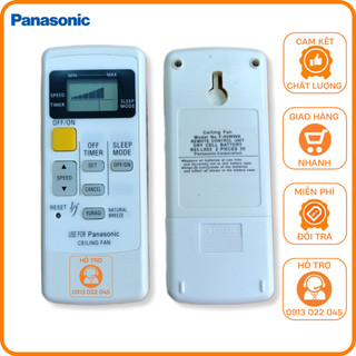 [Mã ELHA22 giảm 5% đơn 300K] Điều khiển / Remote quạt trần .Panasonic 5 cánh