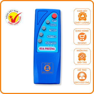 Remote - Điều khiển quạt Hoa Phượng và điều khiển quạt đa năng.